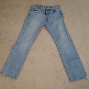 Levi Strauss button fly 501 jeans